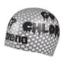 Bonnet de bain ARENA Poolish MOULDED SILVER-GOT CHLORINE