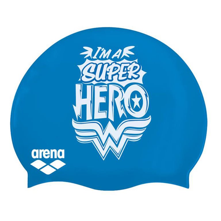Bonnet de bain ARENA SUPER HERO CAP JR WONDER WOMAN