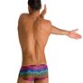 Boxer de bain ARENA M MULTICOLOR STRIPES LOW WAIST SHORT