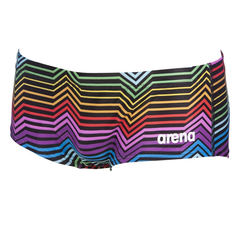 Boxer de bain ARENA M MULTICOLOR STRIPES LOW WAIST SHORT