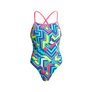 Maillot de bain 1 pièce FUNKITA Cut Lines