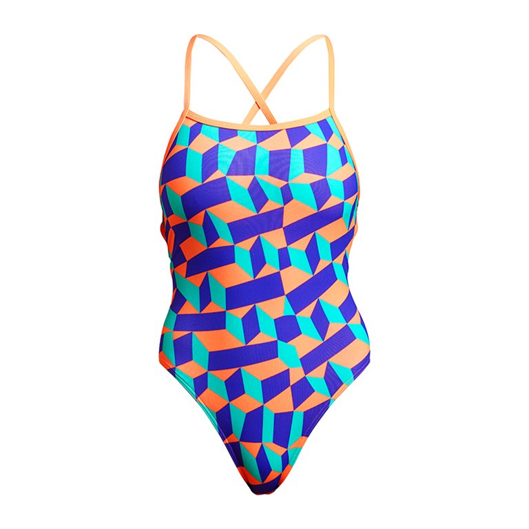 Maillot de bain 1 pièce FUNKITA Stacked Candy