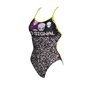 Maillot de bain 1 pièce ARENA WOMEN'S CRAZY ARENA SWIMSUIT LACE BACK PLACEMENT