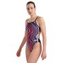 Maillot de bain 1 pièce ARENA W SWIMSUIT CHALLENGE BACK MARBLED