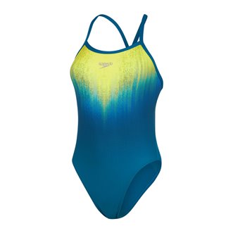 Maillot de bain 1 pièce SPEEDO ECO+ PLACEMENT DIGITAL TURNBACK