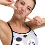 Maillot de bain 1 pièce ARENA WOMEN'S ARENA CRAZY PANDA SWIMSUIT SUPER FLY BACK