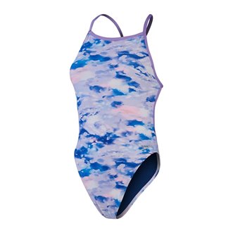 Maillot de bain 1 pièce SPEEDO ECO+ VBACK CLEARWATER DAWN
