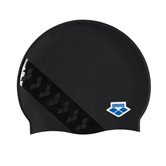 Bonnet de bain Arena Icons Team Stripe Noir