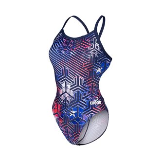 Maillot de bain femme 1 pièce ARENA WOMEN'S ARENA KIKKO PRO SWIMSUIT CHALLENGE BACK