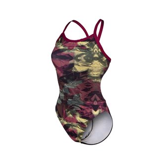 Maillot de bain femme 1 pièce ARENA WOMEN'S ARENA HERO CAMO SWIMSUIT CHALLENGE BACK