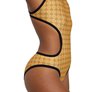 Maillot de bain femme 1 pièce ARENA WOMEN'S ARENA 50TH GOLD SWIMSUIT TECH ONE BACK