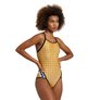 Maillot de bain femme 1 pièce ARENA WOMEN'S ARENA 50TH GOLD SWIMSUIT SUPER FLY BACK