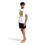 T-shirt unisexe ARENA MEN'S T-SHIRT SOLID COTTON WHITE-MUSIC