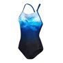 Maillot de bain femme 1 pièce SPEEDO ECO+ FIXED XBACK BLA/BLU