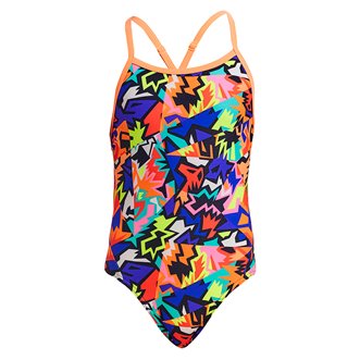 Maillot de bain fille 1 pièce FUNKITA Saw Tooth