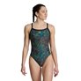 Maillot de bain femme 1 pièce ARENA WOMEN'S ARENA OVERVIEW SWIMSUIT CHALLENGE BACK