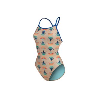 Maillot de bain femme 1 pièce ARENA WOMEN'S ARENA DESERT VIBES SWIMSUIT BOOSTER BACK