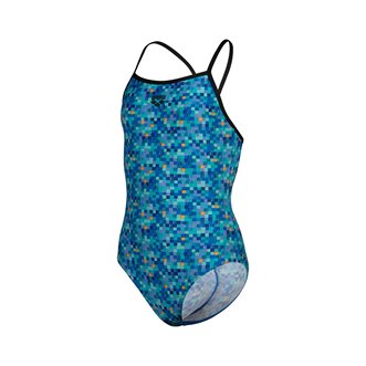 Maillot de bain fille 1 pièce ARENA GIRL'S ARENA POOLTILES SWIMSUIT LIGHTDROP