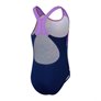 Maillot de bain fille 1 pièce SPEEDO ECO+ PLACEMENT SPLASHBACK NAV/PUR