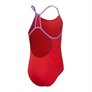 Maillot de bain fille 1 pièce SPEEDO ECO+ SOLID LANE LINE BACK RED