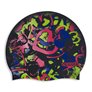 Bonnet de bain SPEEDO SLOGAN PRINTED CAP BLA/PIN