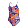 Maillot de bain fille 1 pièce SPEEDO ECO+ ALLOVER VBACK RED/BLU