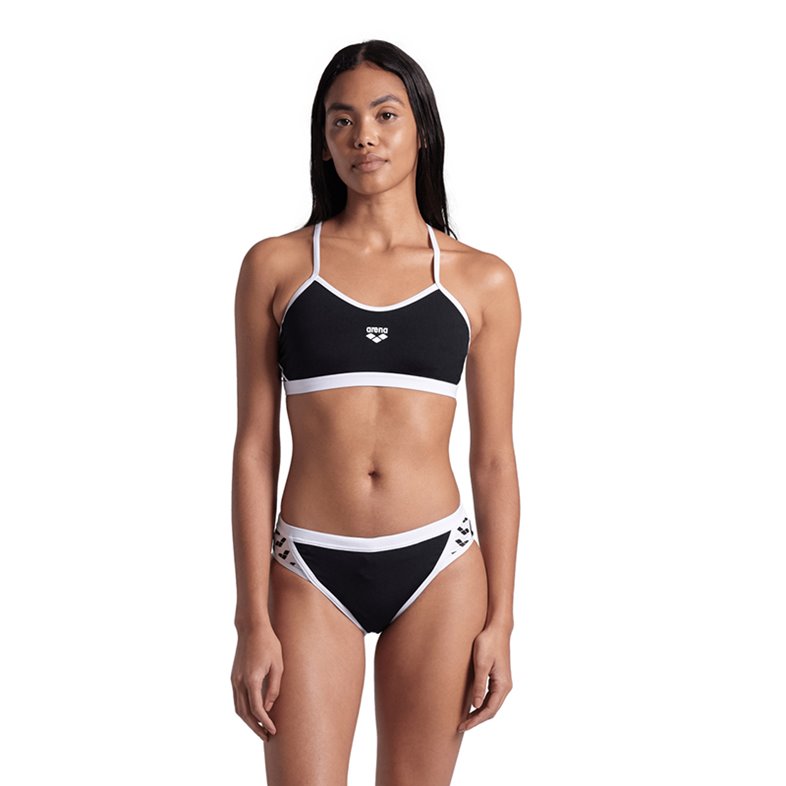 Maillot De Bain Arena Icons 2 Pièces Femme - Dos Croisé | Tissu Résistant Au Chlore | Séchage Rapide