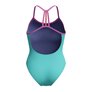 Maillot de bain fille 1 pièce SPEEDO ECO+ SOLID LANE LINE BACK BLU/PIN