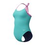 Maillot de bain fille 1 pièce SPEEDO ECO+ SOLID LANE LINE BACK BLU/PIN