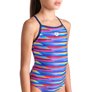 Maillot de bain fille 1 pièce ARENA GIRL'S ARENA RACING STRIPE SWIMSUIT LIGHTDROP