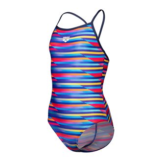 Maillot de bain fille 1 pièce ARENA GIRL'S ARENA RACING STRIPE SWIMSUIT LIGHTDROP