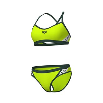 Maillot de bain femme 2 pièces ARENA WOMEN'S ARENA ICONS BIKINI CROSS BACK SOLID
