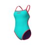 Maillot de bain femme 1 pièce ARENA WOMEN'S ARENA SOLID REV SWIMSUIT CHALLENGE BACK