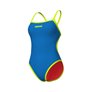 Maillot de bain femme 1 pièce ARENA WOMEN'S ARENA SOLID REV SWIMSUIT CHALLENGE BACK