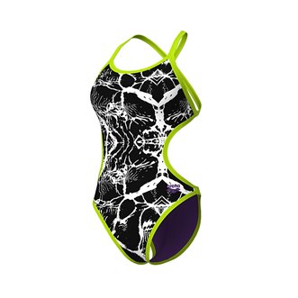 Maillot de bain femme 1 pièce ARENA WOMEN'S ARENA HOOKED REVERSIBLE SWIMSUIT