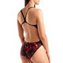 Maillot de bain femme 1 pièce ARENA WOMEN'S ARENA GRAPHIC SWIMSUIT CHALLENGE BACK