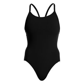 Maillot de bain femme menstruel 1 pièce FUNKITA Swim Secure Still Black