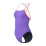 Maillot de bain femme 1 pièce SPEEDO ECO+ SOLID TIE-BACK 1P PUR/ORA