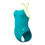Maillot de bain femme 1 pièce SPEEDO ECO+ SOLID TIE-BACK 1P GRN/YEL