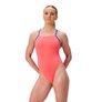 Maillot de bain femme 1 pièce SPEEDO ECO+ SOLID TIE-BACK 1P ORA/BLU