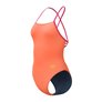 Maillot de bain femme 1 pièce SPEEDO ECO+ SOLID TIE-BACK 1P ORA/RED