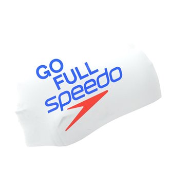Bonnet de bain SPEEDO SLOGAN PRINT CAP GFS WHI