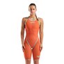 Combinaison de natation dos ouvert ARENA POWERSKIN CARBON GLIDE SUNSET CORAL