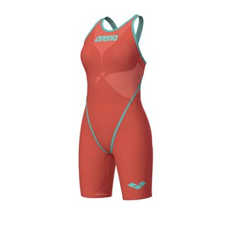 Combinaison de natation dos ouvert ARENA POWERSKIN CARBON GLIDE SUNSET CORAL