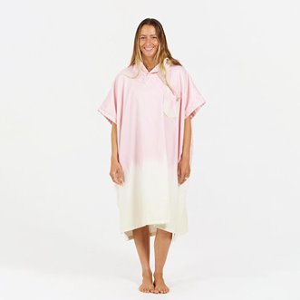 Poncho AFTER ESSENTIALS GRADIENT Dusty Rose