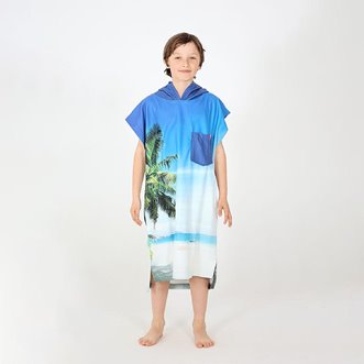 Poncho enfant AFTER ESSENTIALS MICROFIBER KIDS Tahiti