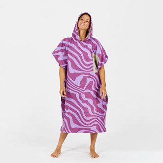 Poncho AFTER ESSENTIALS TECH POCKET Crazy Waves