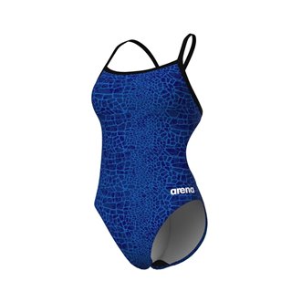 Maillot de bain femme 1 pièce ARENA WOMEN'S ARENA SNAKESKIN SWIMSUIT CHALLENGE BACK