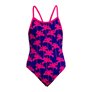 Maillot de bain fille 1 pièce FUNKITA Pinky Palms