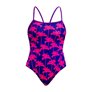 Maillot de bain femme 1 pièce FUNKITA Pinky Palms